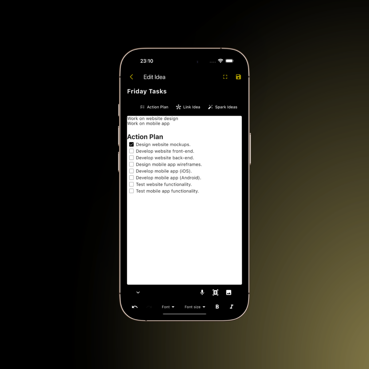 Idea Vault preview